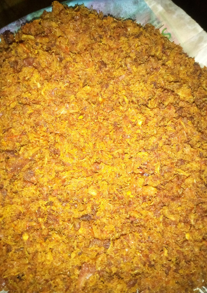 A picture of Chicken floss (danbun nama).