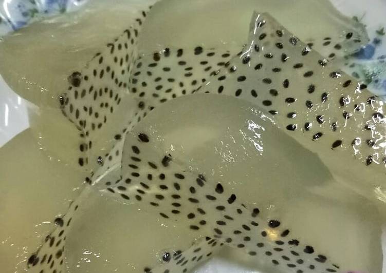 Agar-Agar Lemon Selasih