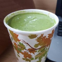 A picture of Smoothie(Spinach cucumber avocado and apple).