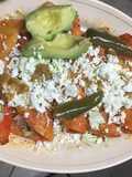 Enchiladas de papa y chorizo