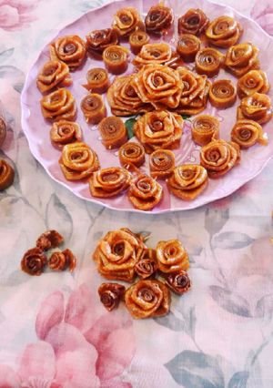 عکسی از دستور لواشک زردآلو(با کمک از رسپی دوست عزیز سارسار🌷🙏)
