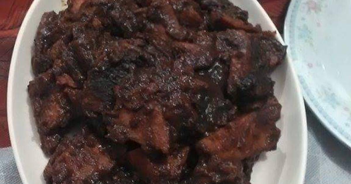 Pierna enchilada en salsa de ciruela Receta de malurth- Cookpad