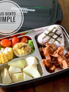Foto resep Nasi Bento Simple