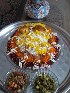 عکسی از دستور مرصع پلو