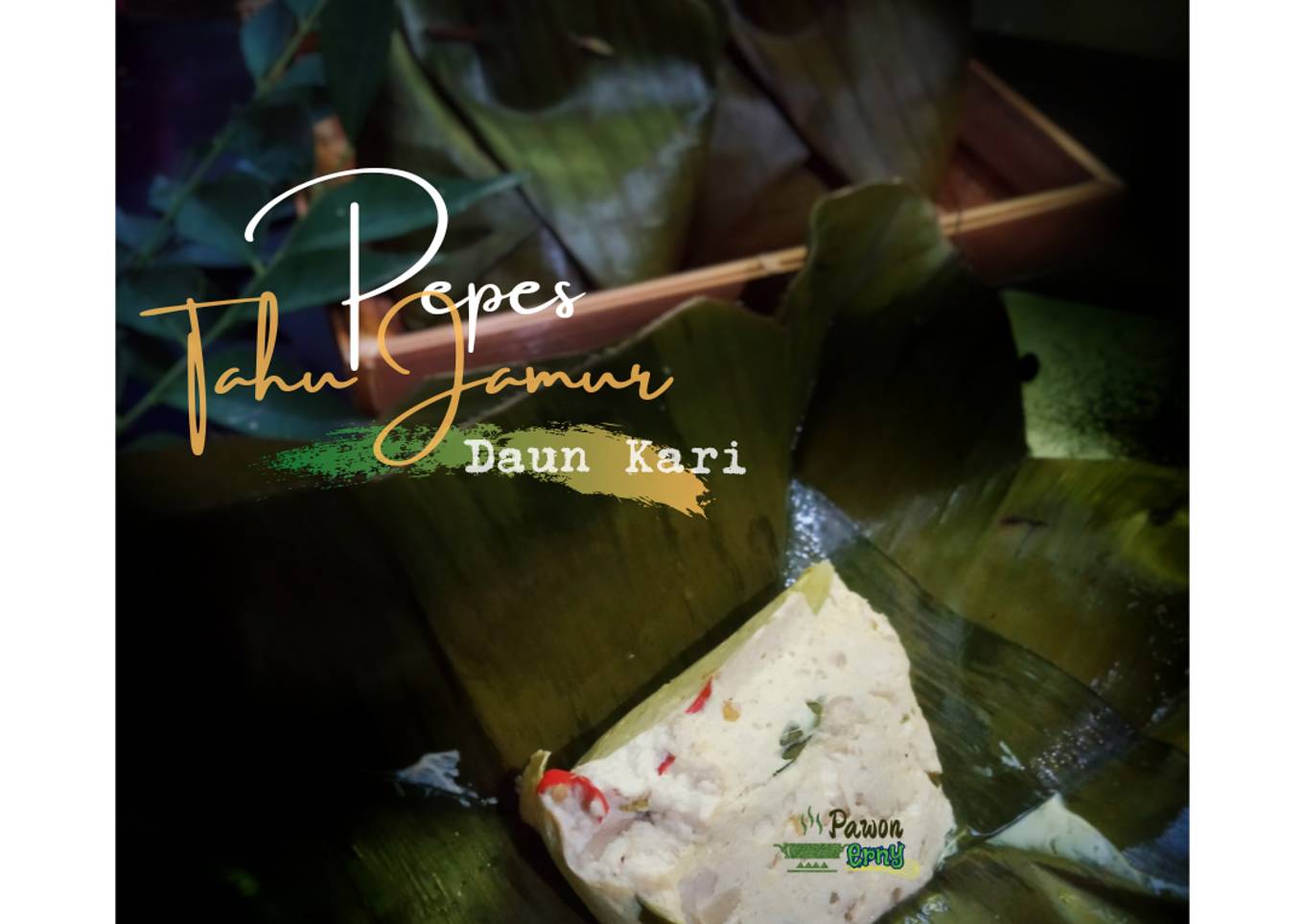 Pepes Tahu Jamur Daun Kari