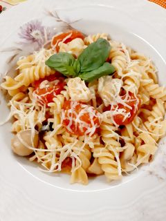 Una foto de Tirabuzones One Pot pasta 🍅