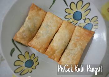 Resep Unik Pisang Coklat Kulit Pangsit Mantul Banget