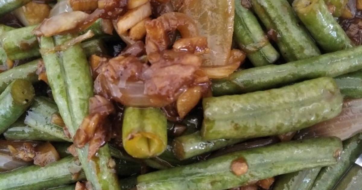 Resipi Adobo Long beans (Adobong Sitaw) Philippines 🇵🇭 oleh Zarafafiis