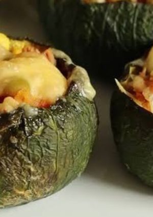 Una foto de Zapallitos rellenos (receta Argentina)