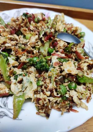 A picture of Egg bhurji.