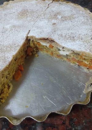 Una foto de Tarta o torta de zuchinis, Berenjenas y más…