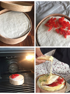Una foto de Queso fundido al horno