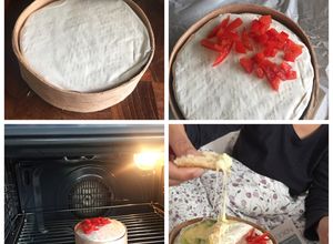 Una foto de Queso fundido al horno