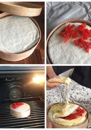 Una foto de Queso fundido al horno