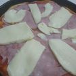 Pizza de jamón y queso (sale mal)