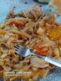 Terrible guiso de fideos con patas de pollo!!!