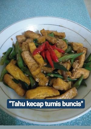 Foto resep Tahu kecap tumis buncis simple