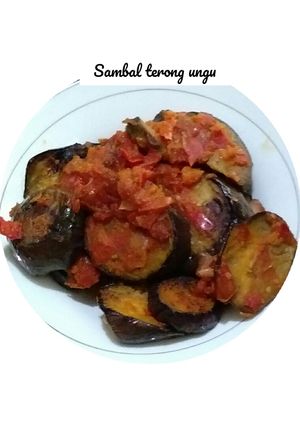 Foto resep Sambal terong ungu