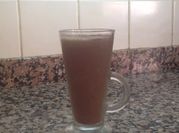 Una foto de licuado platano