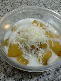 Foto resep Singkong Karamel Saus Santan