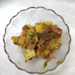 Aloo matar vegetable A picture of Aloo matar vegetable.