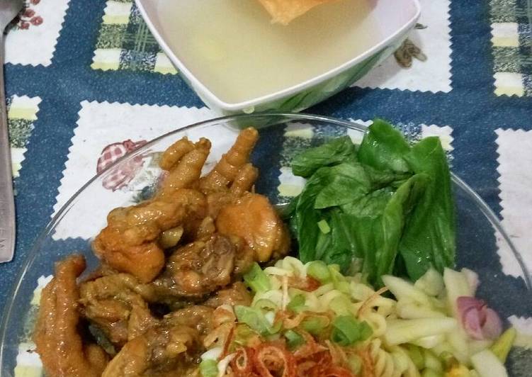 Resep Mie ayam ku 🐔🐓 Anti Gagal