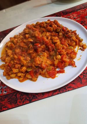 عکسی از دستور خوراک میگو تندوری