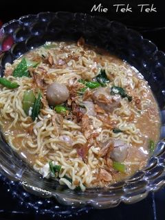 Foto resep Mie Tek Tek kuah nyemek