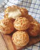 脆皮爆漿泡芙 Crispy Cream-Filled Choux Puffs