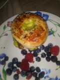 Chicken Guacamole On A Bagel