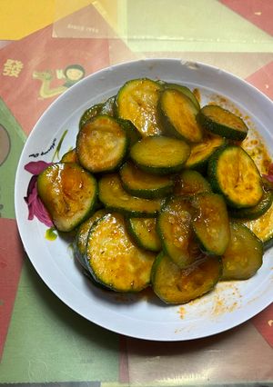 韓式櫛瓜 的食譜成品照片