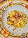 Tortellini with Butternut Squash, Prosciutto, and Hazelnuts