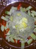 Mie jagung telur simpel