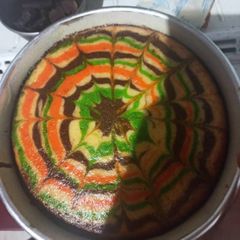 Rainbow cake A picture of Rainbow cake.
