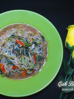 Foto resep Cah Bayam Tauge Bumbu Iris #222⁹