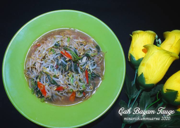 Bahan memasak Cah Bayam Tauge #222⁹, Lezat Sekali