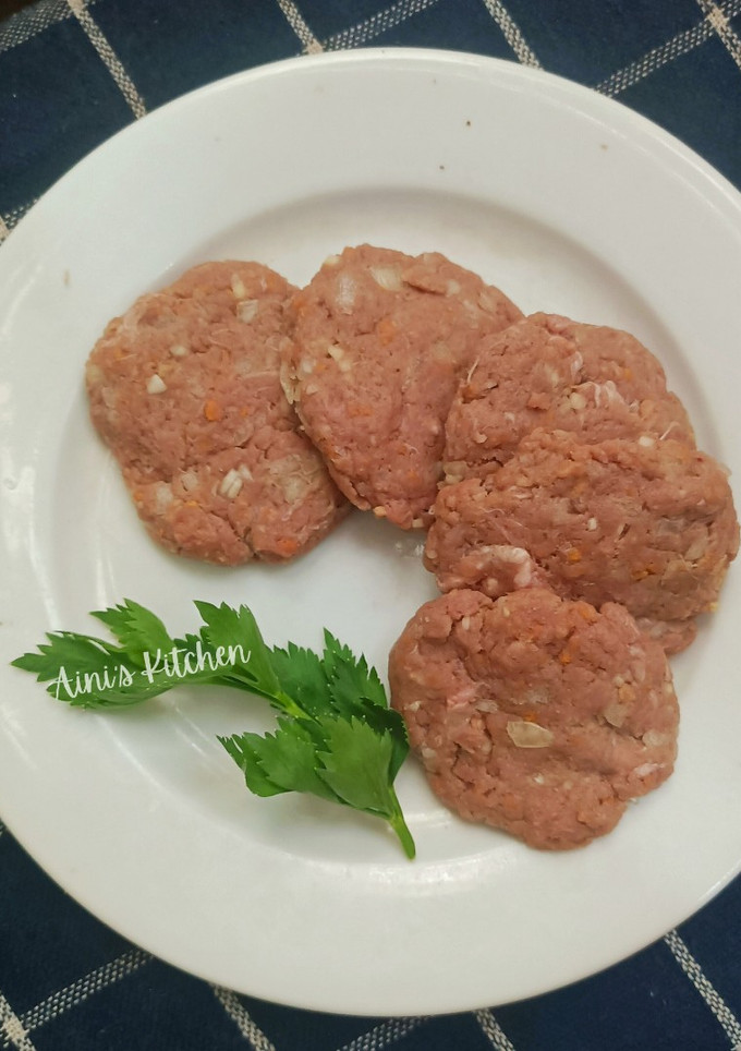 Foto resep Beef Patty / Beef Burger Homemade