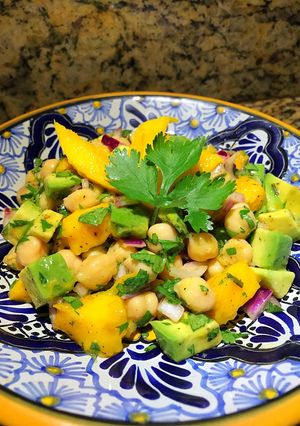 A picture of Chickpea, Mango, and Avocado Salad.