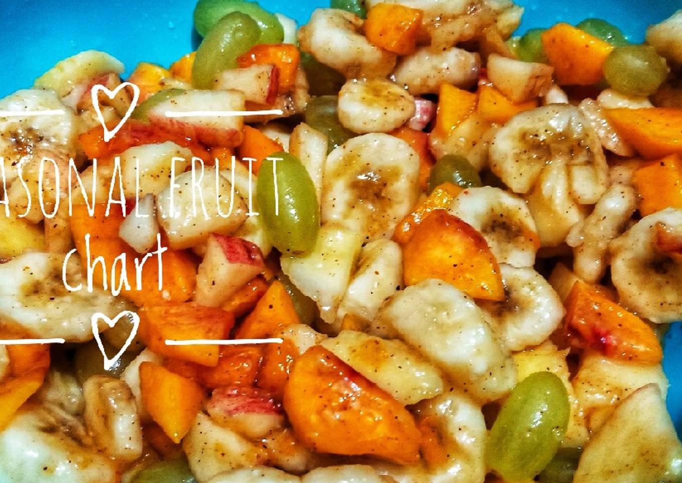 Seasonal fruit chaat