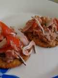 Ensalada de atún tipo ceviche