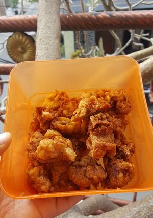 Foto resep Crispy chicken skin
