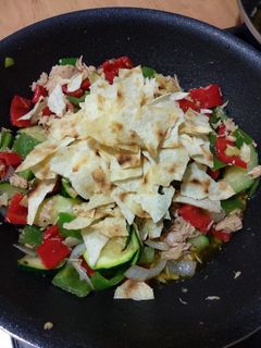 Una foto de Sartenada de fajitas