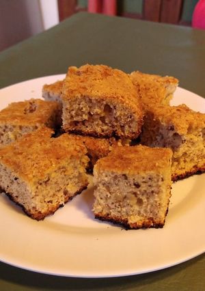 Una foto de Torta de banana y nueces 🧡