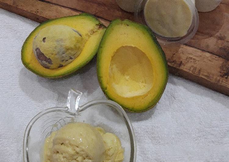 Resep Es Krim Alpukat yang Bikin Ngiler