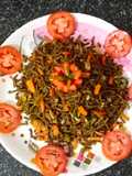 Nutritious palak bajra noodles