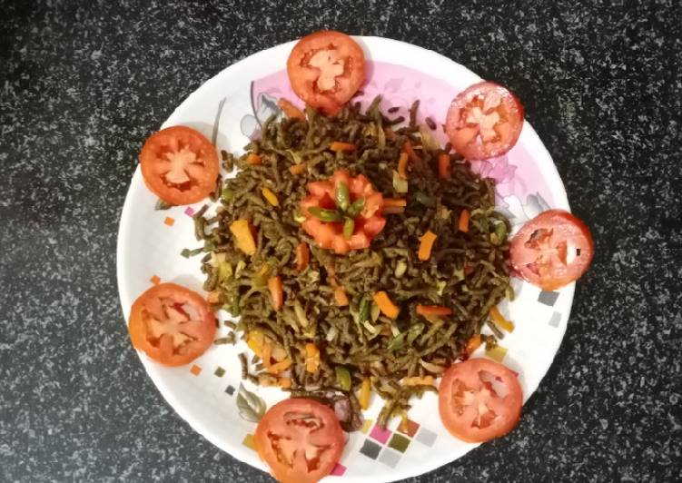 Recipe of Ultimate Nutritious palak bajra noodles