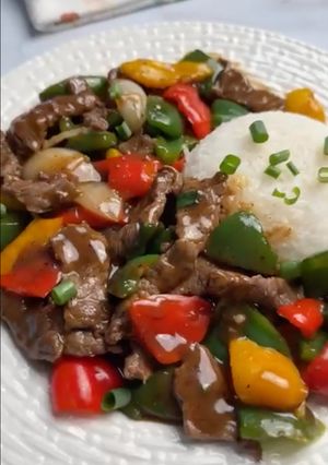 A picture of Pepper Steak.