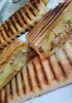 صورة لوصفة تاكوس بالدجاج