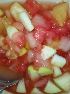 A picture of Fruits salad.