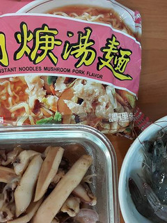 【味王泡麵創意秀】香菇肉焿海鮮湯麵 的食譜成品照片